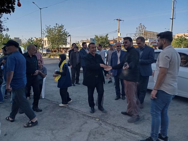 برپایی موکب سازمان دانش‌آموزی شهرستان فاروج