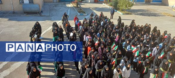 مراسم نکوداشت هفته پدافند غیرعامل در مدارس شهرستان هلیلان