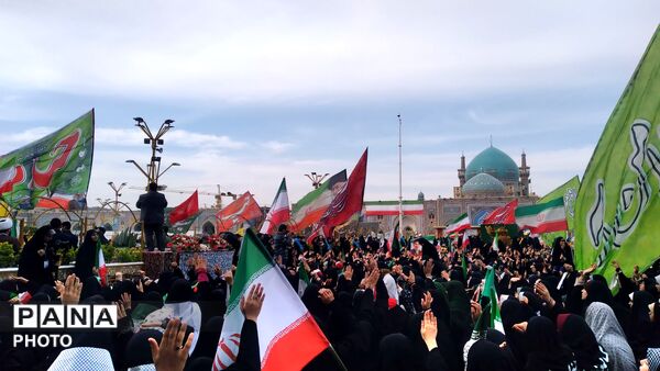 اجتماع دختران مشهدی ا