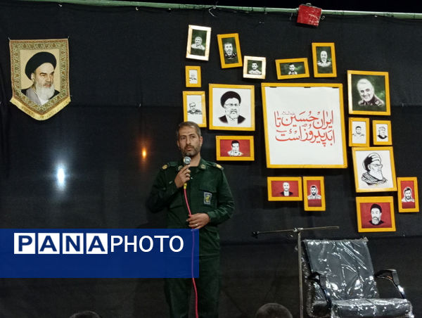 عزاداری هیات انصارالمهدی شهر جعفریه قم در یادمان شهدای گمنام 