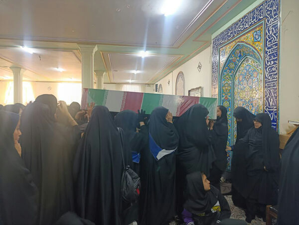 مراسم عزاداری ام ابیها(س) در دبیرستان محدثه قم