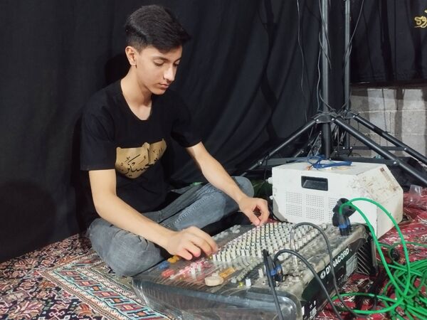 مراسم شب پنجم محرم در قروه