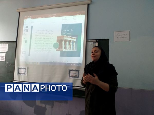 جشنواره همیار معلم در دبیرستان دخترانه شهید همت ملارد