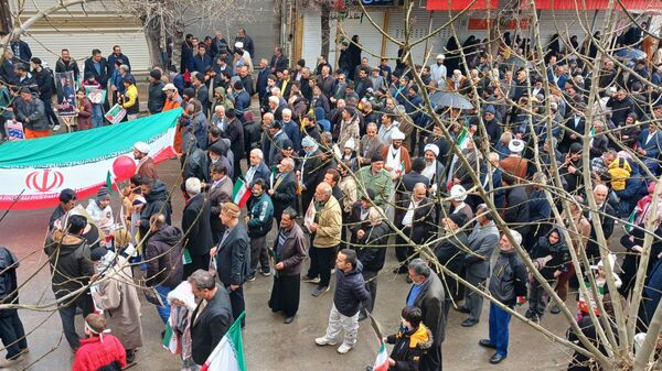 راهپیمایی ۲۲ بهمن در شهرستان فارسان