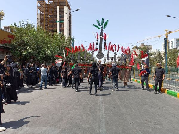  مراسم جاماندگان اربعین در مشهد مقدس
