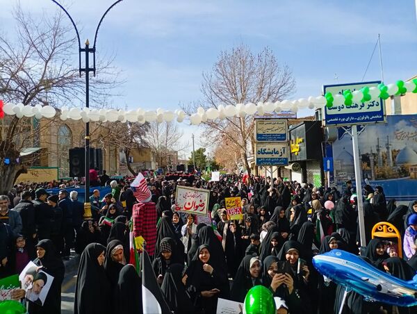  راهپیمایی بیست و دو بهمن در کاشمر