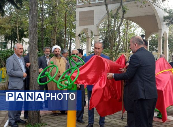 افتتاح تجهیزات ورزشی جدید در پارک شهر خشکبیجار