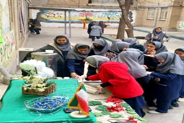 جشن عید مبعث در مدرسه فدک فاروج