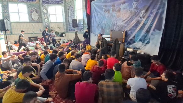 لحظاتی با معتکفین پیشتاز «مدرسه فلسطین» 
