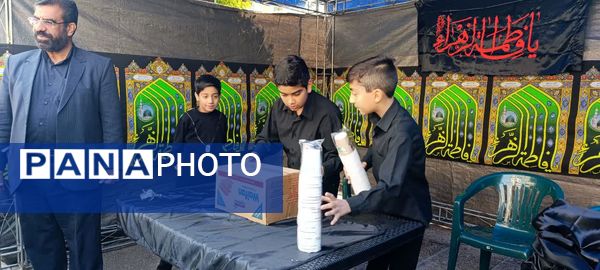 برپایی موکب دهه فاطمیه در اداره‌کل آموزش و پرورش استان فارس