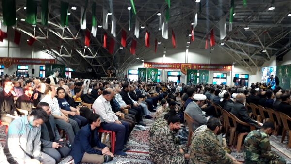 مراسم بزرگداشت شهید جمهور سید ابراهیم رئیسی و هیات همراه در سالن گلستان شهدای اصفهان