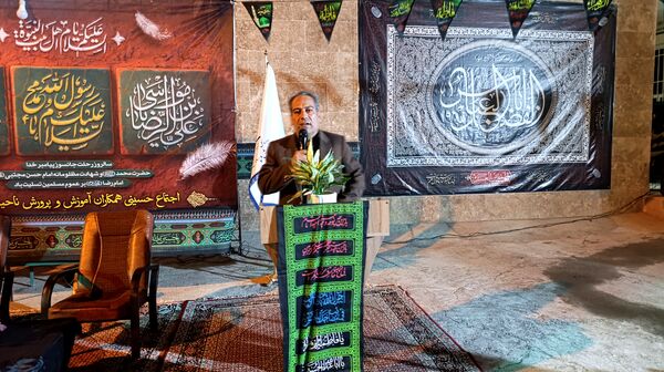  عزاداری هیئت اجتماع حسینی در ناحیه 7 مشهد