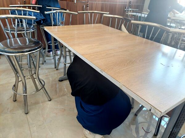 مانور زلزله در مدرسه مرحوم عباسی ملکان