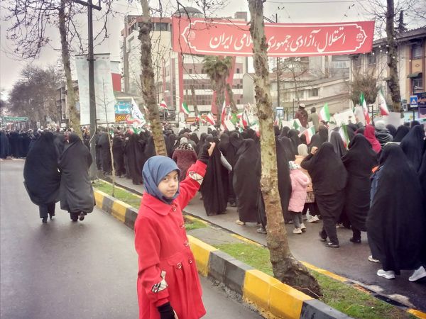 راهپیمایی 22 بهمن در لاهیجان