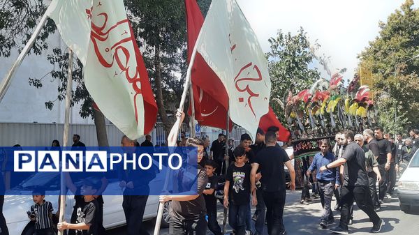 جاماندگان اربعین حسینی در مسیر حرم مطهر امام مهربانی