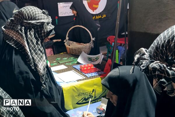 مراسم چهلمین روز شهادت دانش آموزان مدرسه شجره طیبه میناب در پردیس
