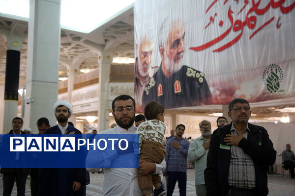 مراسم بزرگداشت حضرات «حمزه» و «عبدالعظیم حسنی» در حرم حضرت معصومه(س)