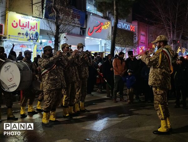 اجتماع بزرگ مردم شهرستان نیشابور و تشییع شهید جنگرمضان
