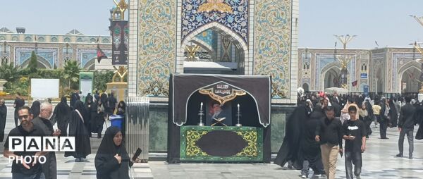 خادم حضرت خورشید به آغوش حرم باز آمد