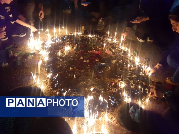 شمع‌های ماتم شام غریبان در لرستان