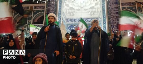 گرامیداشت سی و هشتمین  روز شهادت رهبر معظم انقلاب در بی بی شطیطه شهرستان نیشابور 