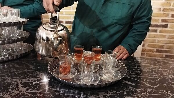 گذری بر چایخانه حضرت فاطمه زهرا در مسجد جامع نیشابور 