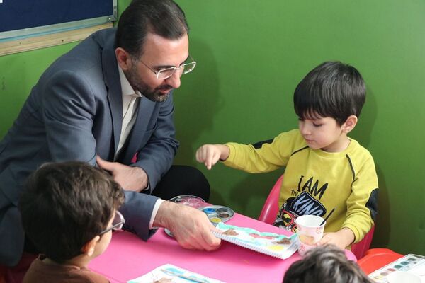 بازدید معاون نظارت و ارزیابی سازمان ملی تعلیم و تربیت کودک از کودکستان ملورین ناحیه دو شهرری 