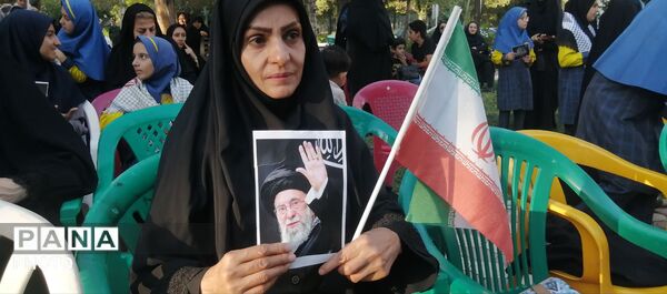 آیین وداع با رهبر شهید انقلاب در بام ایران