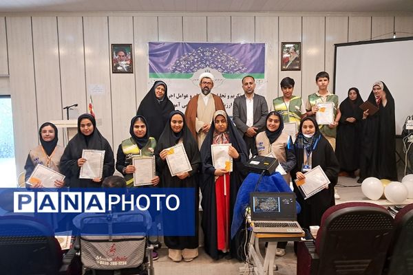 تقدیر از دانش‌آموز خبرنگاران فعال پانا در رودهن 