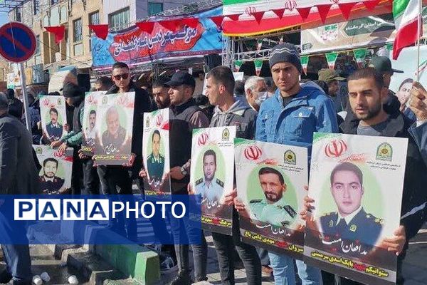 راهپیمایی باشکوه ۲۲ بهمن در کرمانشاه 