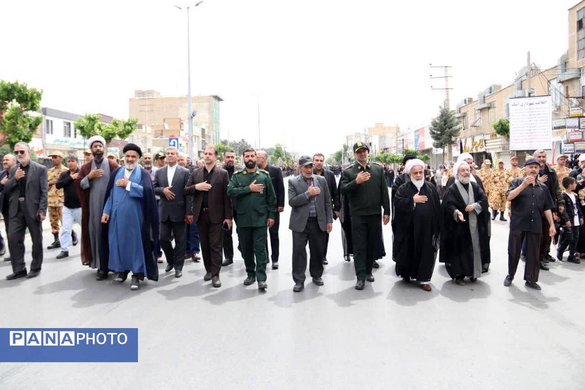 عزاداری شهادت امام جعفر صادق (ع) در آبیک 