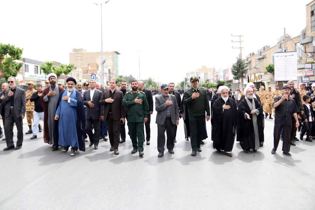 عزاداری شهادت امام جعفر صادق (ع) در آبیک 