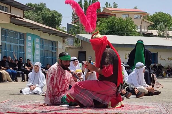 مراسم شبیه خوانی روز عاشورا در شهرستان طالقان