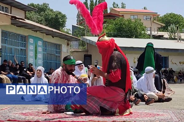 مراسم شبیه خوانی روز عاشورا در شهرستان طالقان