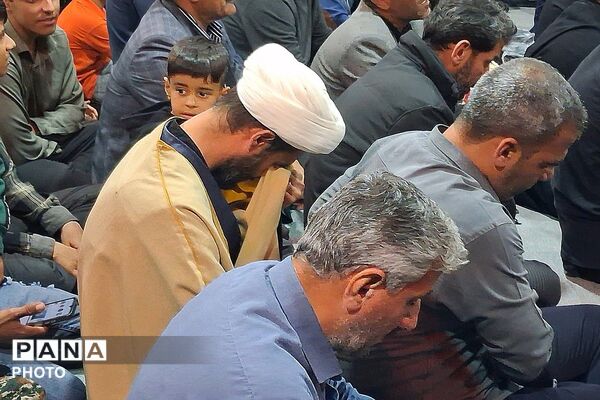 مراسم سوگواری شهادت رهبر معظم انقلاب اسلامی آیت الله امام خامنه ای (ره) در باشت