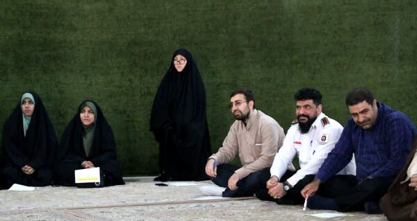 کلاس آموزشی اطفای حریق ویژه اعضای ستاد نماز جمعه محمدشهر کرج 