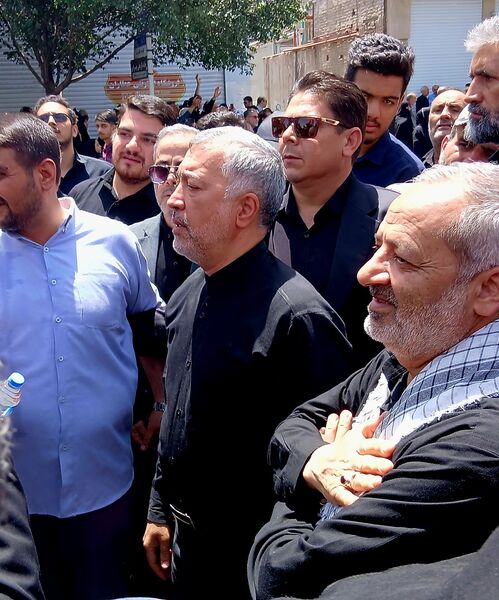 تشییع پیکر مطهر شهید سردار محمد کاظمی و تعدادی از شهدای جنگ تحمیلی در مشهد