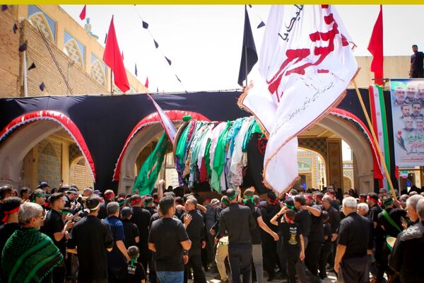 مراسم عاشورای حسینی در مشهد اردهال کاشان