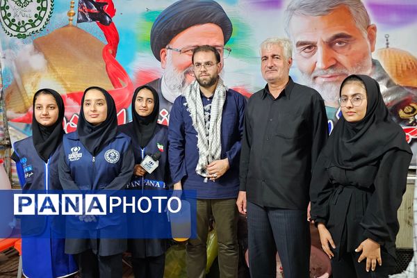 بازدید قائم مقام سازمان دانش‌آموزی کشور از مواکب استان کرمانشاه 