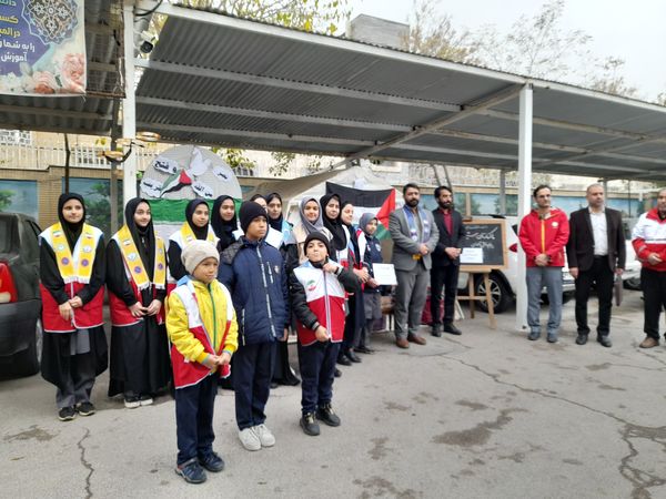 پویش مشق همدلی در ناحیه هفت مشهد 