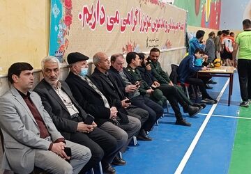 افتتاحیه مسابقات والیبال به مناسبت دهه مبارک فجر