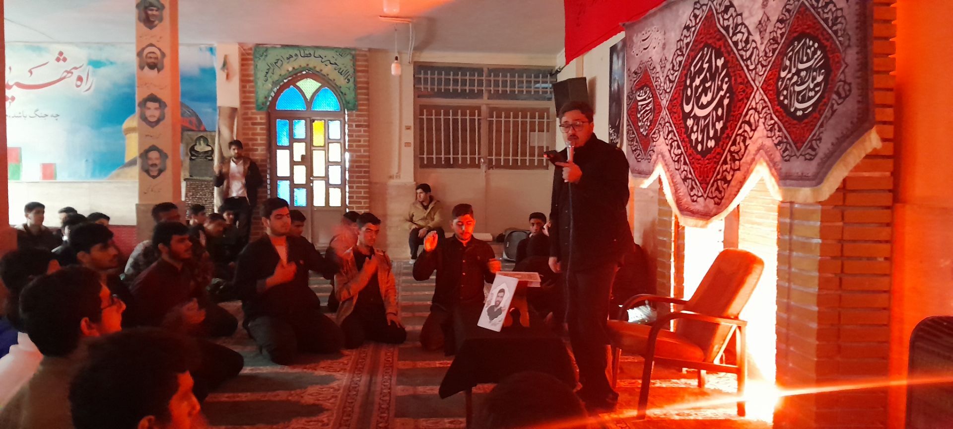 مراسم سوگواری شهادت حضرت زهرا(س) در شهیدستان انقلاب اسلامی 