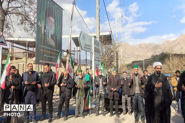 راهپیمایی اربعین شهادت قائد امت در شهر بار نیشابور-۲