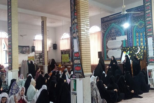 اعتکاف دانش‌آموزی درشهرستان مرزی پارس آباد 