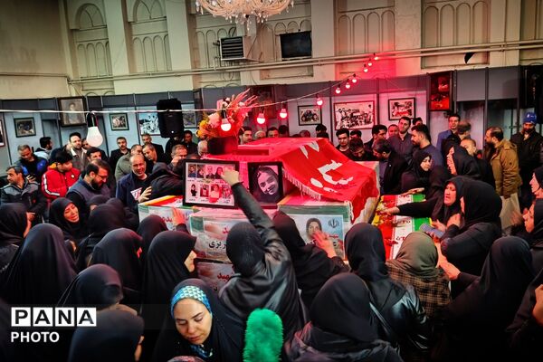 وداع با شهدای چقاگلان کرمانشاه 