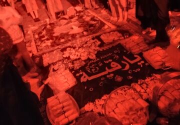 مردم فردوسیه برای حضرت رقیه (س) اشک ریختند