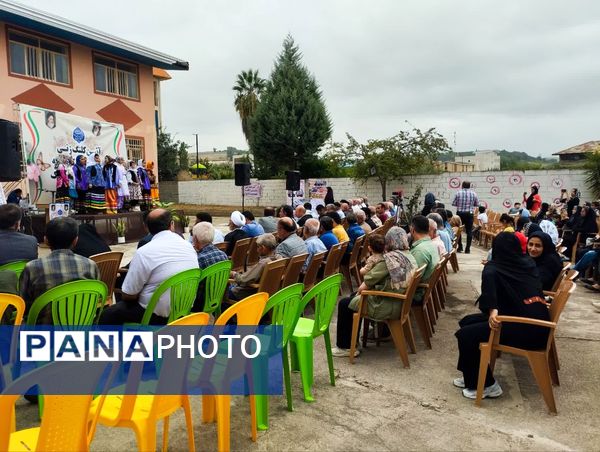 آیین کلنگ‌زنی دبستان ۱۲ کلاسه شهید ولی‌زاده سورک در شهرستان میاندورود 