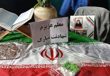 برپایی موکب برای شهدای وائین با همکاری مدارس پیامبراعظم ۱و۲