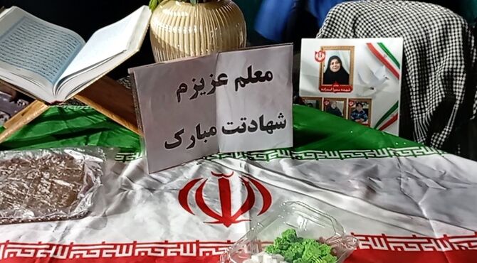 برپایی موکب برای شهدای وائین با همکاری مدارس پیامبراعظم ۱و۲