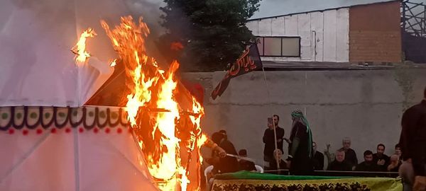 آیین شبیه‌خوانی در شهرستان محمودآباد